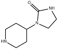 2-이미다졸리디논,1-(4-피페리디닐)- 구조식 이미지