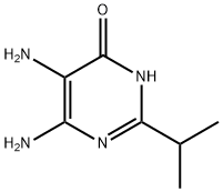 5,6-diaMino-2-isopropylpyriMidin-4-ol Structure