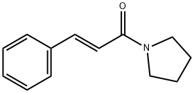 1-cinnamoylpyrrolidine 구조식 이미지