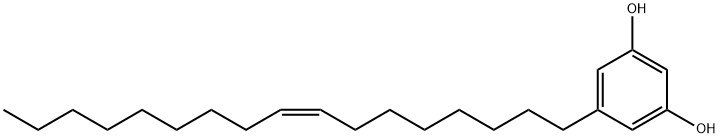 5-(Z-heptadec-8-enyl) resorcil 구조식 이미지