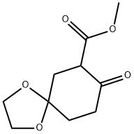 methyl 8-oxo-1,4-dioxaspiro[4.5]decane-7-carboxylate Structure