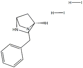 (1S)-2-벤질-2,5-디아자비시클로[2.2.1]헵탄디하이드로요오다이드 구조식 이미지