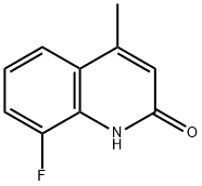 8-플루오로-4-메틸-1H-퀴놀린-2-온 구조식 이미지