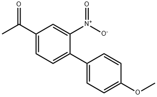 1-(4'-Methoxy-2-nitro-[1,1'-biphenyl]-4-yl)ethanone 구조식 이미지