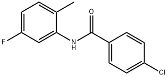 4-Chloro-N-(5-fluoro-2-Methylphenyl)benzaMide, 97% Structure