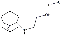 2-(Tricyclo[3.3.1.1(3,7)]dec-2-ylamino)ethanol hydrochloride Structure
