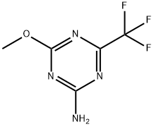 4-methoxy-6-(trifluoromethyl)-1,3,5-triazin-2-amine Structure