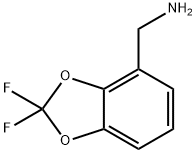 1,3-Benzodioxole-4-methanamine, 2,2-difluoro- Structure