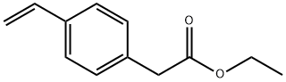 4-Ethenylbenzeneacetic acid ethyl ester Structure