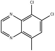 5,6-Dichloro-8-Methylquinoxaline Structure