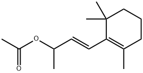 (E)-4-(2,6,6-TriMethyl-1-cyclohexen-1-yl)-3-Buten-2-ol Acetate Structure