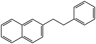 2-(2-phenylethyl)naphthalene￡2 - phenethylnaphthalene Structure