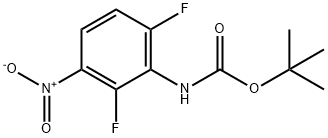 535170-17-3 CarbaMic acid, (2,6-difluoro-3-nitrophenyl)-, 1,1-diMethylethyl ester (9CI)