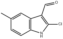 2-Chloro-5-Methyl-1H-indole-3-carbaldehyde Structure