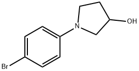 1-(4-BroMophenyl)-3-pyrrolidinol Structure