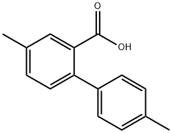 [1,1'-Biphenyl]-2-carboxylic acid, 4,4'-diMethyl- Structure