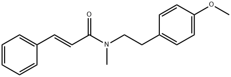 N-(4-Methoxyphenethyl)-N-MethylcinnaMaMide 구조식 이미지