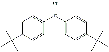 Bis(4-tert-butylphenyl)iodonium chloride 구조식 이미지