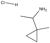 1-(1-METHYLCYCLOPROPYL)ETHANAMINE HYDROCHLORIDE Structure