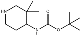 4-(Boc-aMino)-3,3-diMethylpiperidine 구조식 이미지