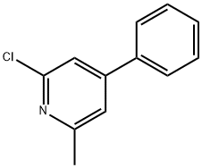 2-클로로-6-메틸-4-페닐피리딘 구조식 이미지