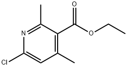 Ethyl 6-chloro-2,4-diMethylnicotinate Structure