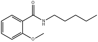 2-Methoxy-N-n-pentylbenzaMide, 97% Structure