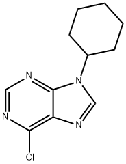 6-Chloro-9-cyclohexyl-9H-purine Structure