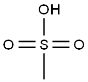 Methanesulfonic acid 구조식 이미지