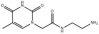 N-(2-AMinoethyl)-2-(5-Methyl-2,4-dioxo-3,4-dihydropyriMidin-1(2H)-yl)acetaMide Structure