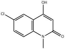 6-Chloro-4-hydroxy-1-Methylquinolin-2(1H)-one Structure