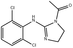 CLONIDINE RELATED COMPOUND A (25 MG) (ACET-YLCLONIDINE) Structure