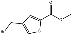 Methyl 4-(broMoMethyl)thiophene-2-carboxylate Structure