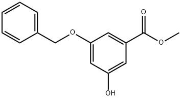 Methyl 3-(benzyloxy)-5-hydroxybenzoate Structure