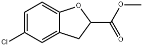 메틸5-클로로-2,3-디히드로벤조푸란-2-카르복실레이트 구조식 이미지