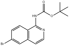 N-Boc-6-broMoisoquinolin-1-aMine Structure