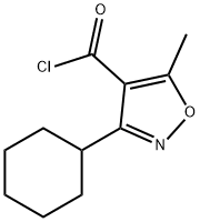 3-Cyclohexyl-5-Methylisoxazole-4-carbonyl chloride Structure