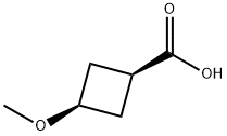 cis-3-Methoxycyclobutanecarboxylic acid Structure