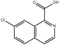 7-chloroisoquinoline-1-carboxylic acid 구조식 이미지