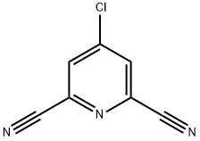 4-Chloro-2,6-pyridinedicarbonitrile Structure