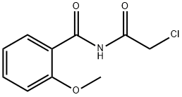 BenzaMide,N-(2-클로로아세틸)-2-메톡시- 구조식 이미지