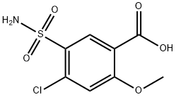 4-Chloro-2-Methoxy-5-sulfaMoylbenzoic acid Structure