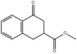 Methyl 4-oxo-1,2,3,4-tetrahydronaphthalene-2-carboxylate Structure