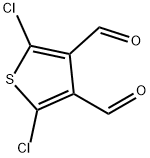 2,5-Dichlorothiophene-3,4-dicarbaldehyde Structure