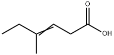 4-Methyl-3-hexenoic acid Structure