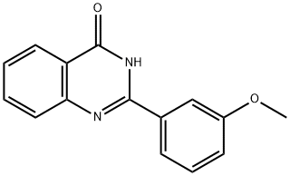 4(3H)-퀴나졸리논,2-(3-메톡시페닐)- 구조식 이미지