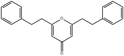 2,6-Diphenethyl-4H-pyran-4-one Structure