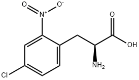 4-Chloro-2-nitro-DL-phenylalanine Structure