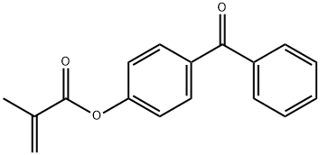 4-Benzoylphenyl Methacrylate 구조식 이미지