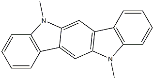 5,11-diMethyl-5,11-dihydroindolo[3,2-b]carbazole Structure